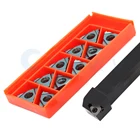 Держатель инструмента для токарного станка с наружной резьбой SER1212H16 SER2020K16 SER2525M16 1 шт. + 10 шт. CNC 16ER 0,51,02,03,0 ISO карбидная вставка