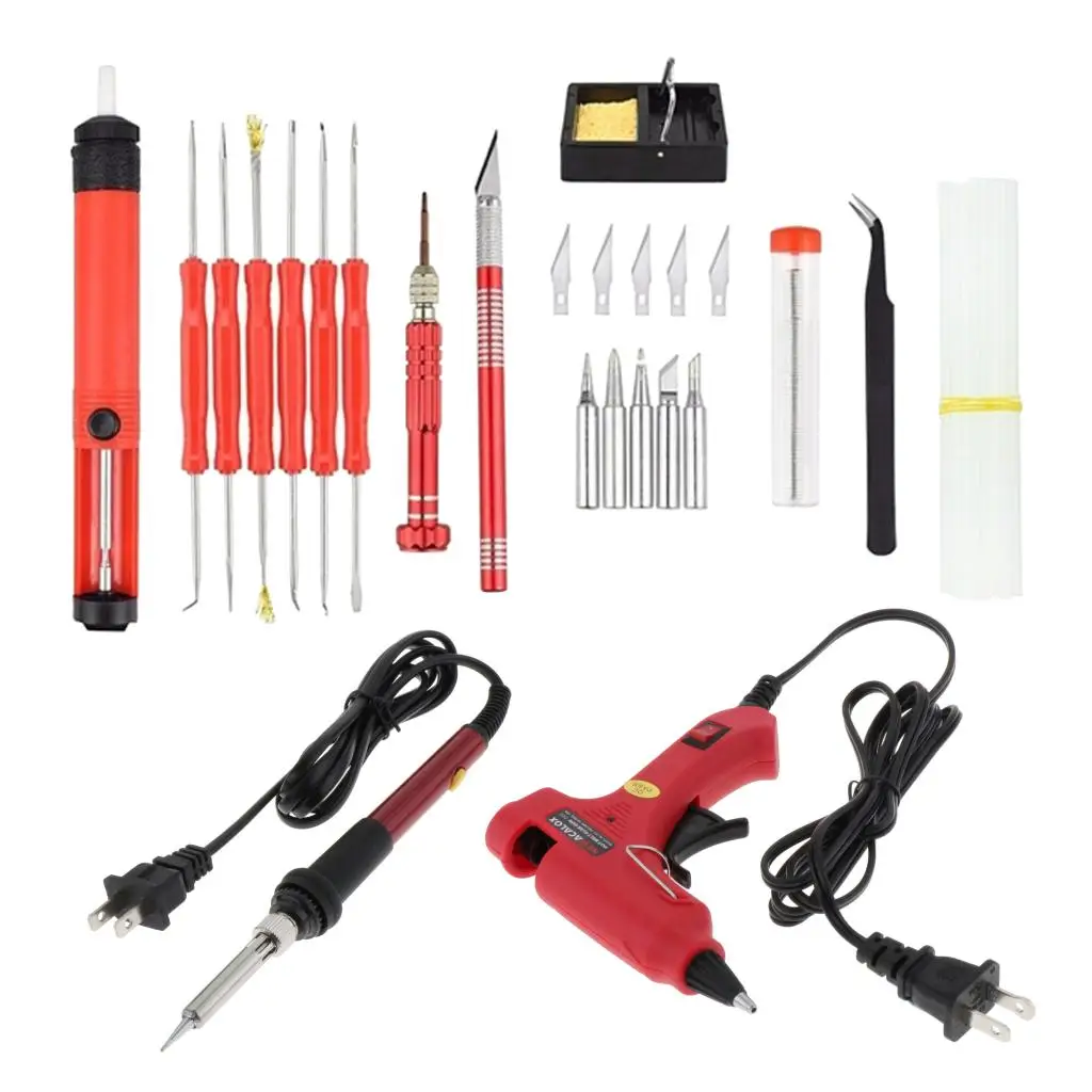 

Portable 60W 110V Soldering Iron Pen Kit Welding Tools for Electronics Repairs