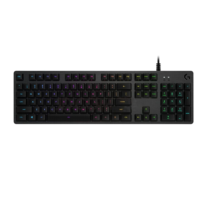 Механическая игровая клавиатура Logitech G512 RGB полноразмерная с подсветкой