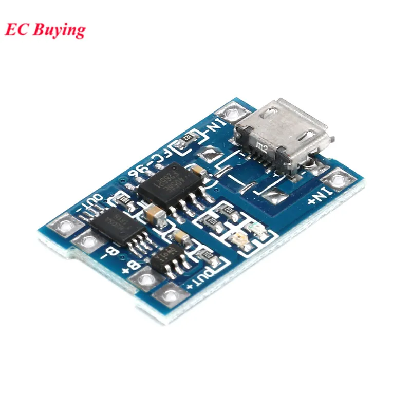 Micro USB 5V 1A 18650 TP4056 модуль зарядного устройства литиевой батареи зарядная плата с