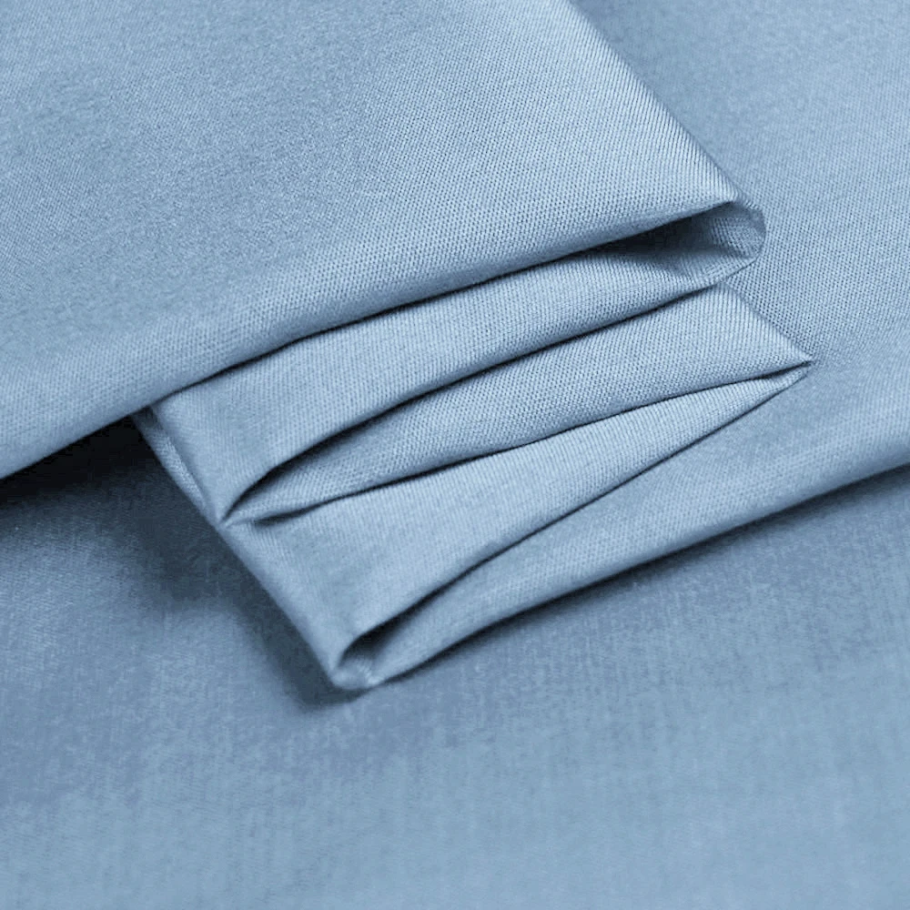 

Silk Wool Twill Fabric140cm width 32mm/48%Silk+52%Natural Silk Fabric High Quality Luxury Trench Material 48 Grey Blue