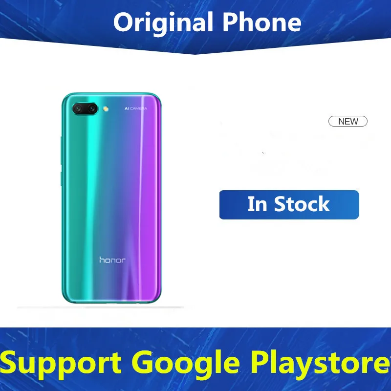 Смартфон Honor 10 COL-L29 4G LTE глобальная версия 24 Мп + 16 МП NFC Kirin 970 полный экран 5 84 дюйма