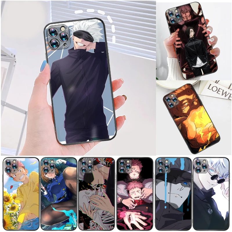 

Jujutsu Kaisen Sukuna Yuji Itadori Fushiguro Megumi Satoru Gojo Phone Case For iPhone 6 6S 6Plus 7 8 Plus Carcasa Funda Coque
