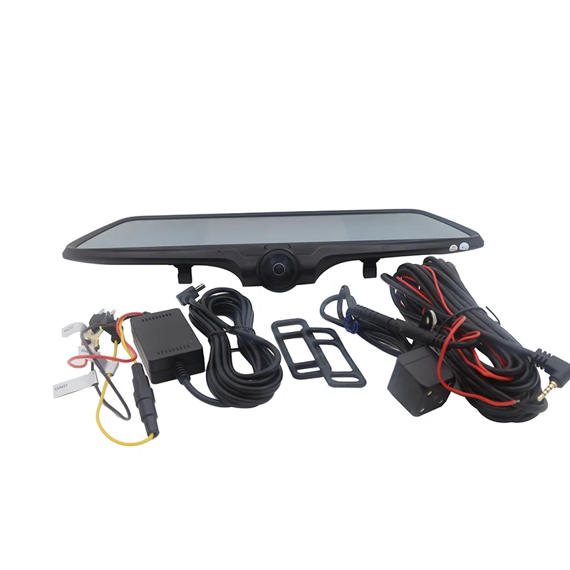 Автомобильный видеорегистратор 360 градусов IPS сенсорный экран HD дисплей с двумя