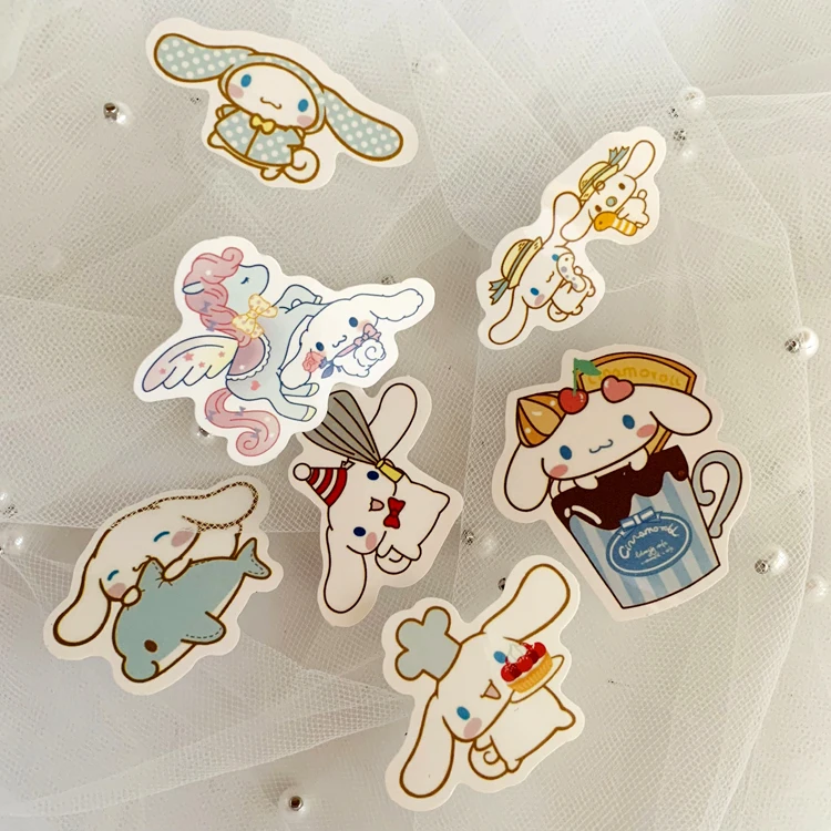 40 шт. мультяшная наклейка Cinnamoroll babyCinnamoroll для рюкзака ПВХ скейтборд мотоциклетный шлем Автомобильный Стайлинг автомобильные аксессуары
