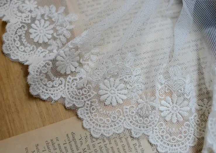 Бесплатная доставка 2 метра вышитая сетка для дома сделай сам хлопковая