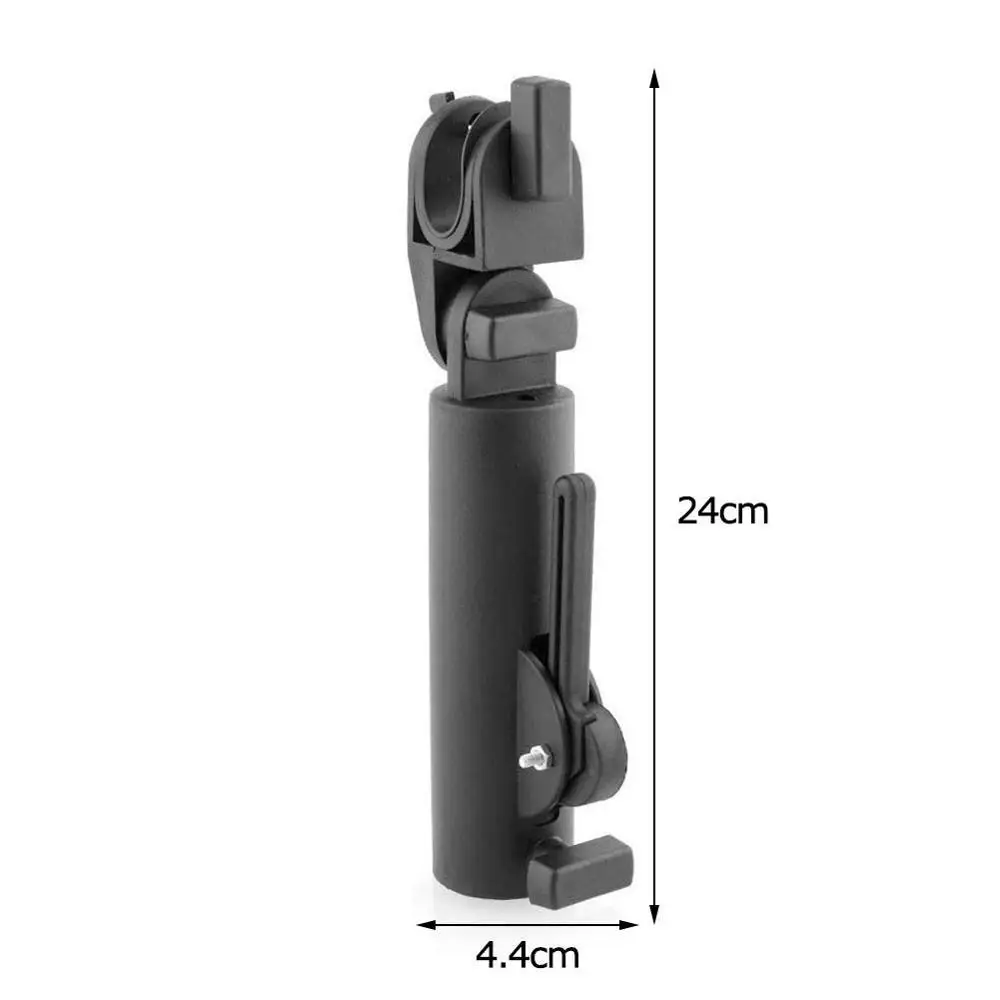 

For Outdoor Trolley Baby Pram Golf Cart Umbrella Holder Wheelchair Universal Accessory Stand Double Lock Connector H5J0