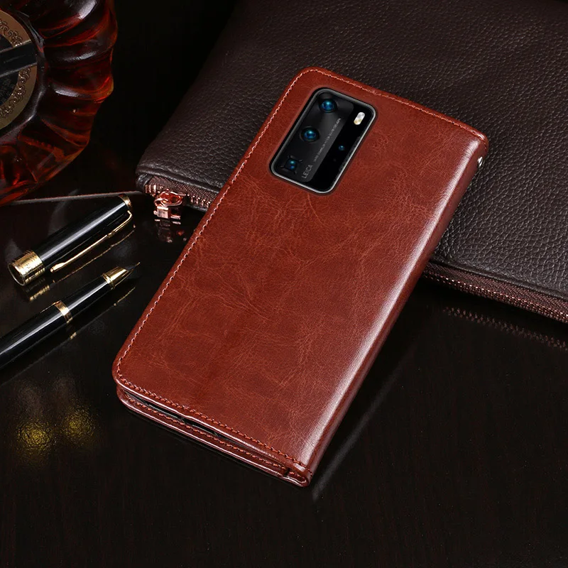 

Чехол-книжка для Huawei P40 Pro Plus, деловой кожаный чехол-бумажник для телефона Huawei P40 Pro Plus, аксессуары