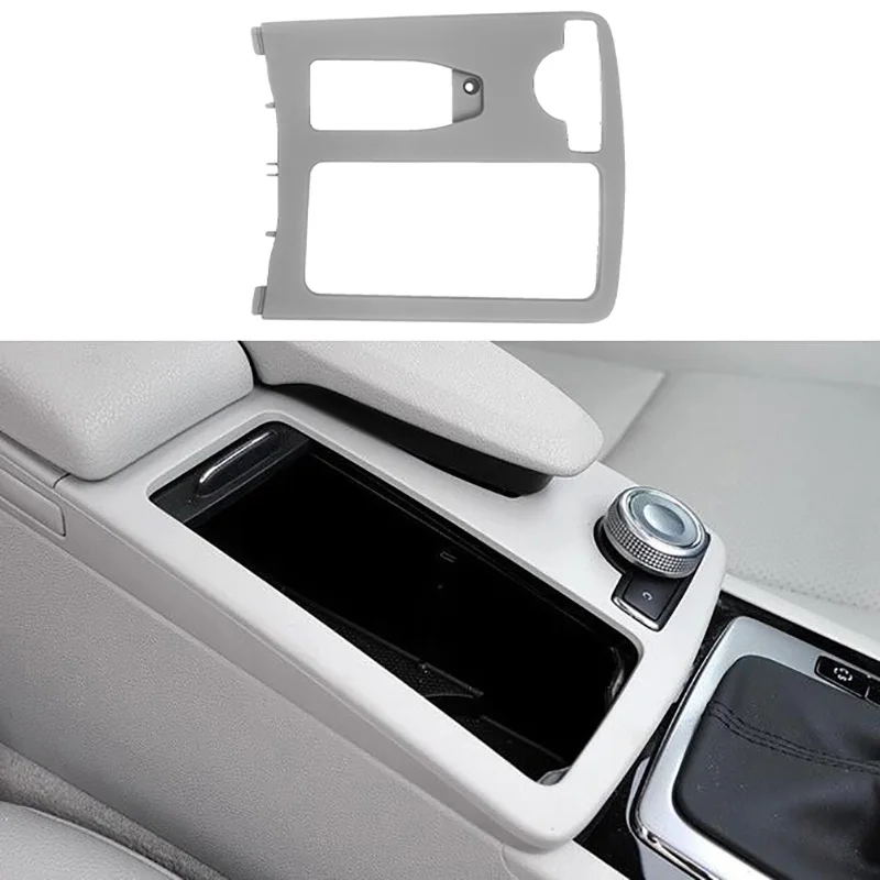 

Car Drink Cup Holder Center Console Cup Holder Tray Goods Storage for Mercedes Benz W204 C-Class E Class 2046800107 Gray