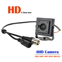 hd 1080p 5mp 2mp 1mp ahd mini camera cone lens super small surveillance cam with bracket