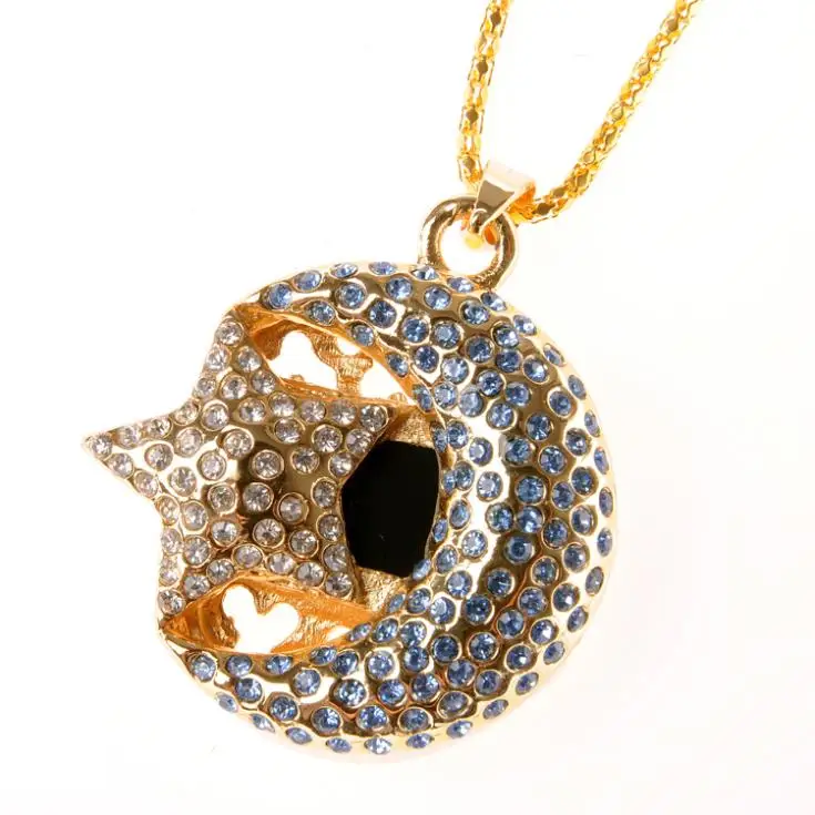 

Moon&Star Creativo Gift Jewelry Usb Flash Drive 1TB Usb 128GB Necklace Pendrive Pen Drive 8GB 16GB 32GB 64GB Memory Stick 2.0
