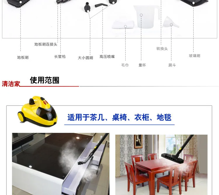 Multifunctional Steam Cleaner Car Sauna Machine High Pressure Cleaning Car Air Conditioning Fumigation Sterilization