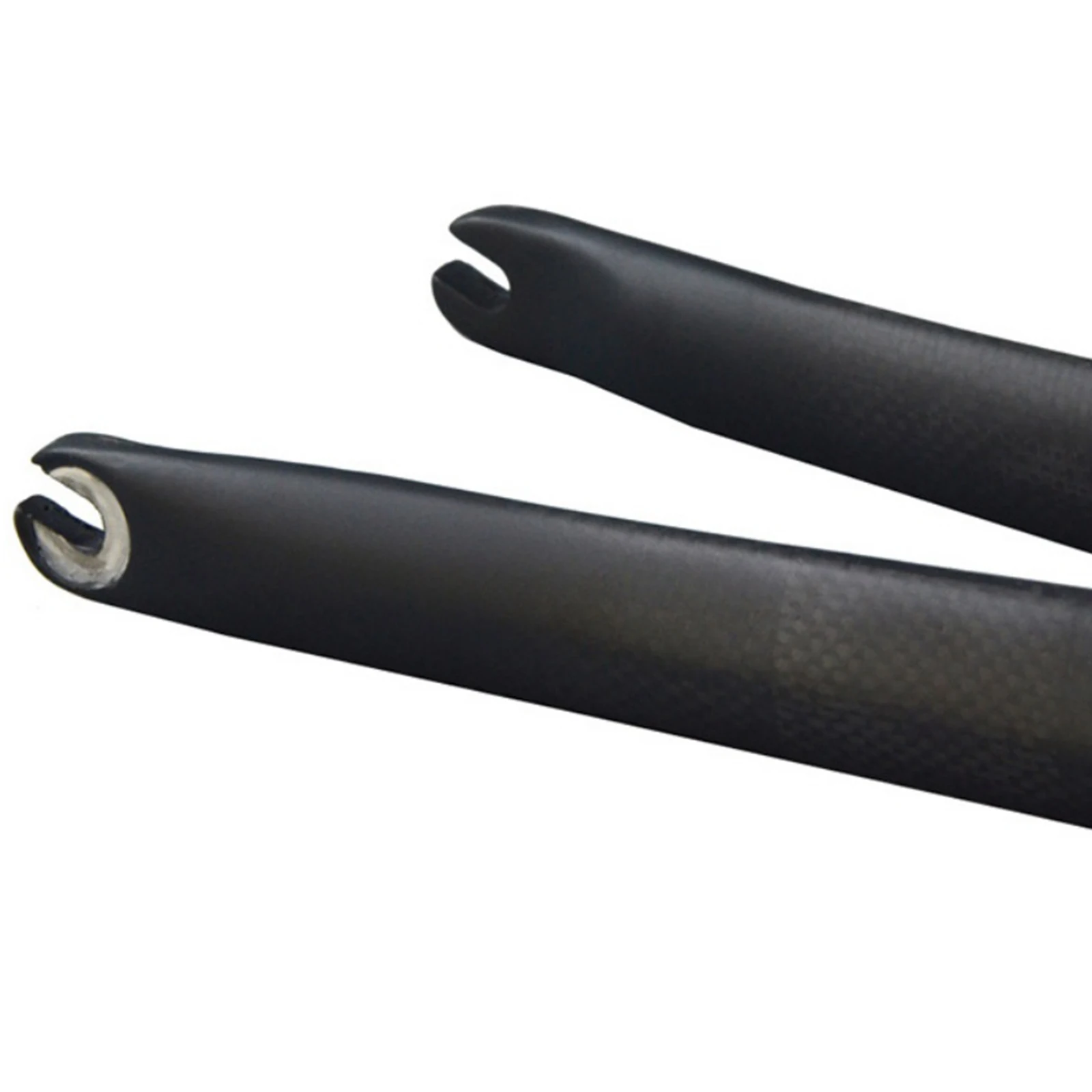 

Road 700C Bike Full Carbon Fibre Forks Fixed Gear Bicycle Front Fork Black