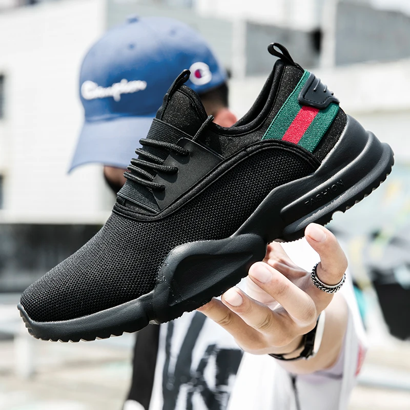 Кроссовки ультра-светильник сетчатая Мужская обувь большой размер 39-46