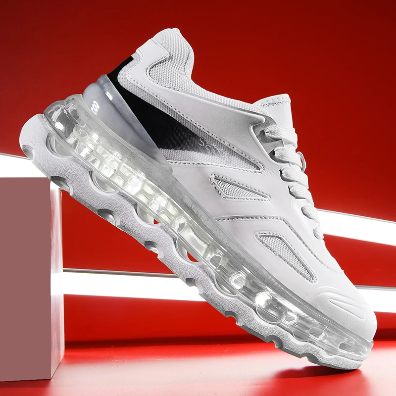 Кроссовки мужские NEWDISCVRY дышащие на платформе осень размера плюс массивные 2019 |