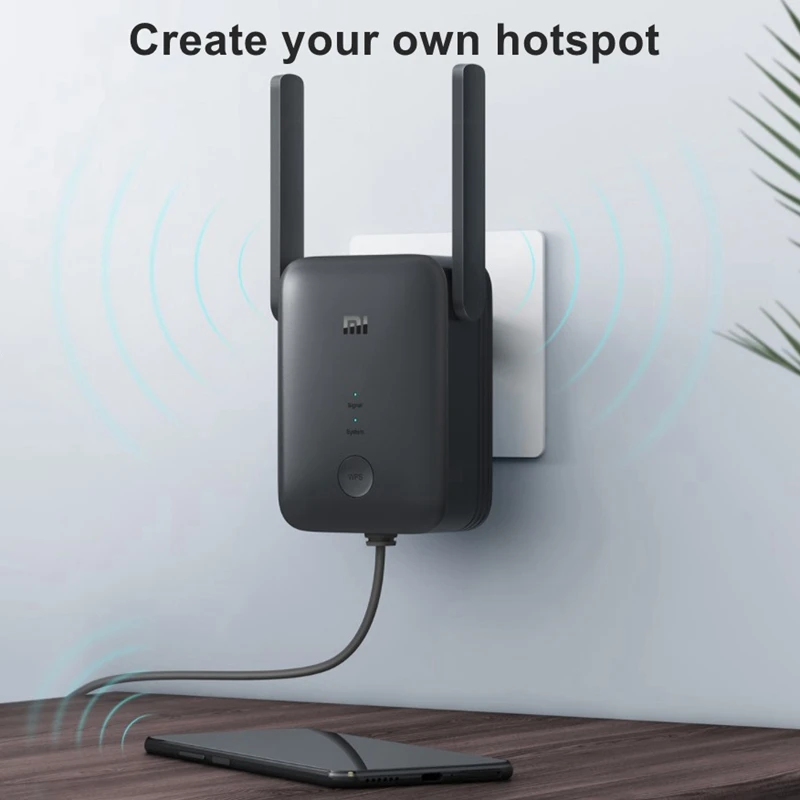 Ретранслятор Wi-Fi Xiaomi AC1200 1200 Мбит/с 5 ГГц | Электроника