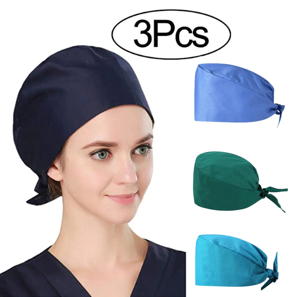 Скраб Кепка для мужчин и женщин модная однотонная женская бандажная