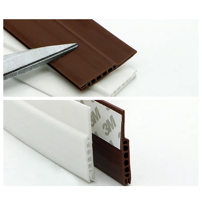 1 шт. Новая прочная уплотнительная лента для дверного дна самоклеющаяся