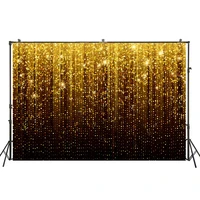 photography backdrop gold bokeh on black background bachelorette birthday proposal party bridal shower banner luxury back drops