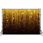 Фон для фотосъемки Золотой боке на черном фоне девичник предложение на день Рождения Вечеринка свадебный душ баннер роскошный фон