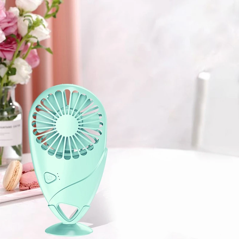 USB Hand Held Fan Portable Desk Cooling 3 Speeds Adjust with 300MAh Rechargeable Battery | Бытовая техника