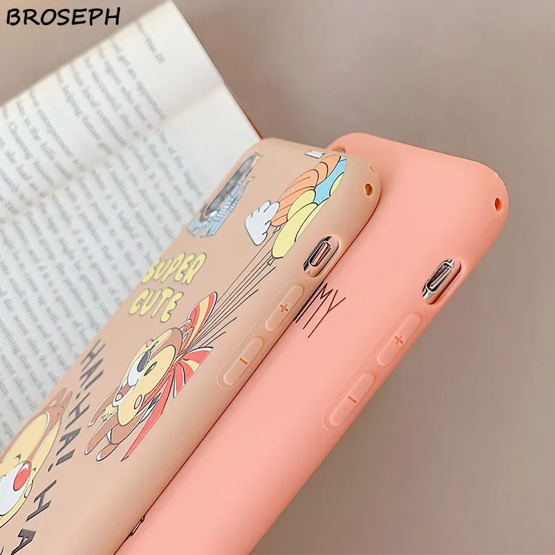 Милый мультяшный чехол для телефона iPhone 7 8 6 6s Plus X XR роскошный s мягкий силиконовый