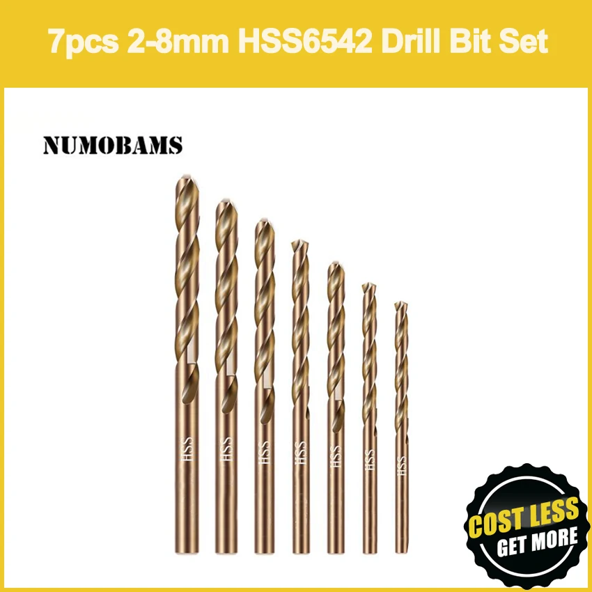 Набор сверл HSS6542 7 шт. 2 8 мм|Аксессуары для электроинструментов| |