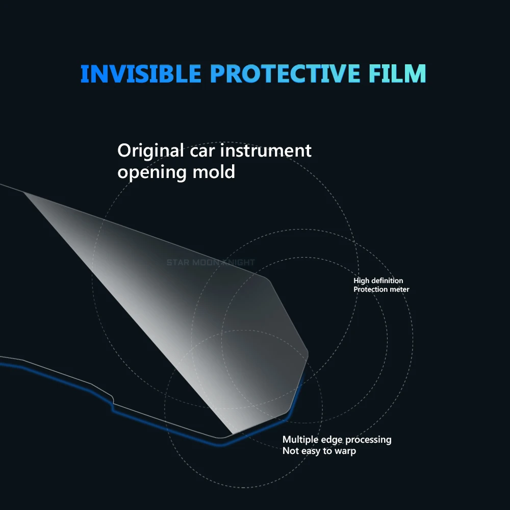 Молоциклов кластерный экран приборной панели инструмента защиты пленки для YAMAHA