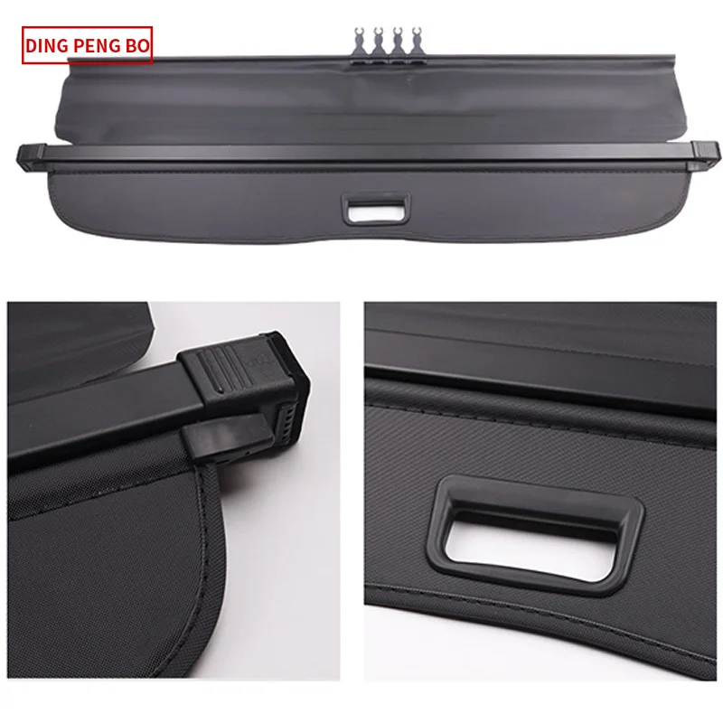 

Cargo Cover Partition Curtain Screen Shade Trunk Security Shield Rear Auto Accessories Black For subaru Forester 2013-2021