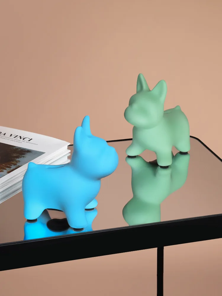 

Kids Dog Shaped Bank Coins Storage Box Metal Money Saving Jar Home Decoration Figurines Craft Christmas Gift For ornaments