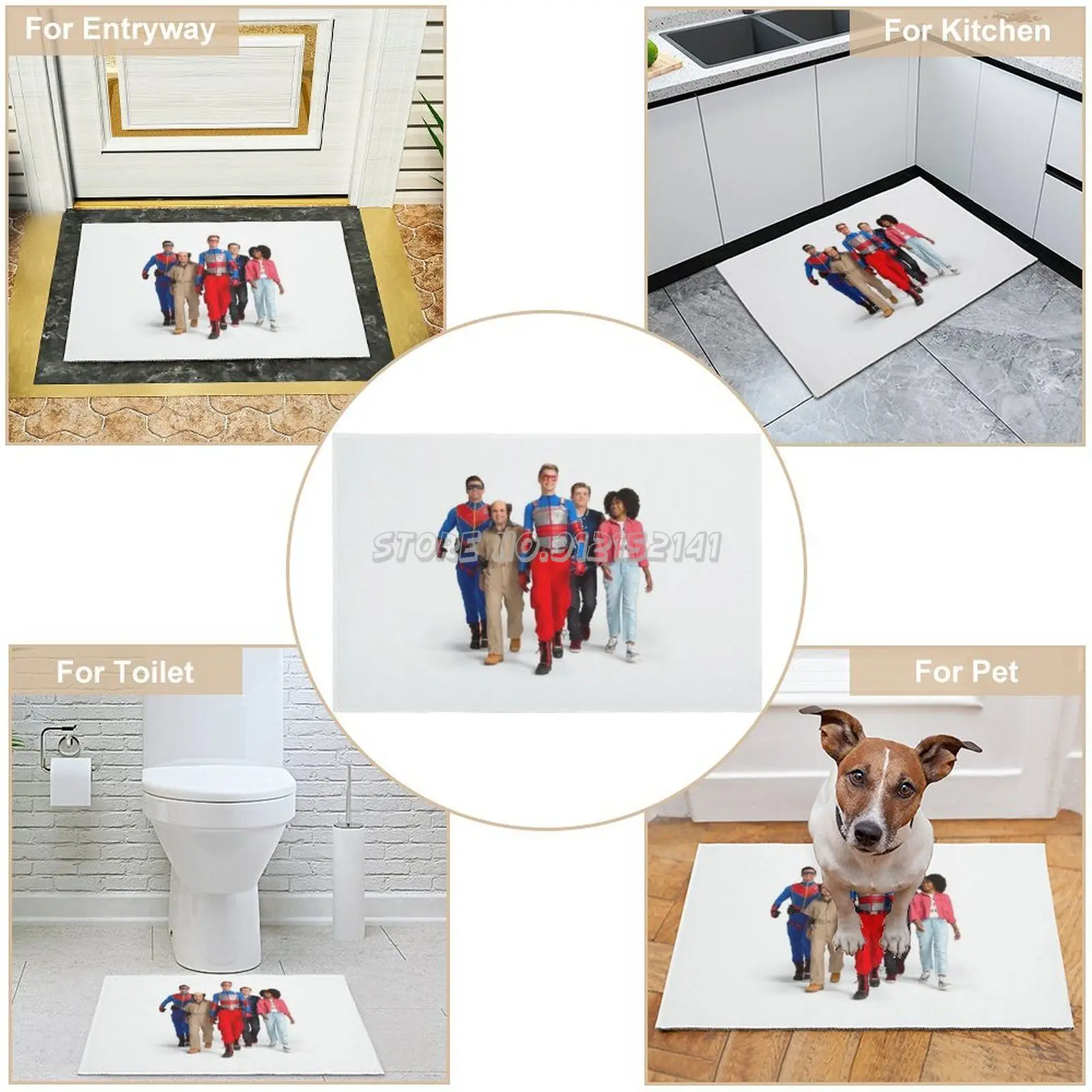 

Впитывающий Коврик для входной двери, с защитой от скольжения