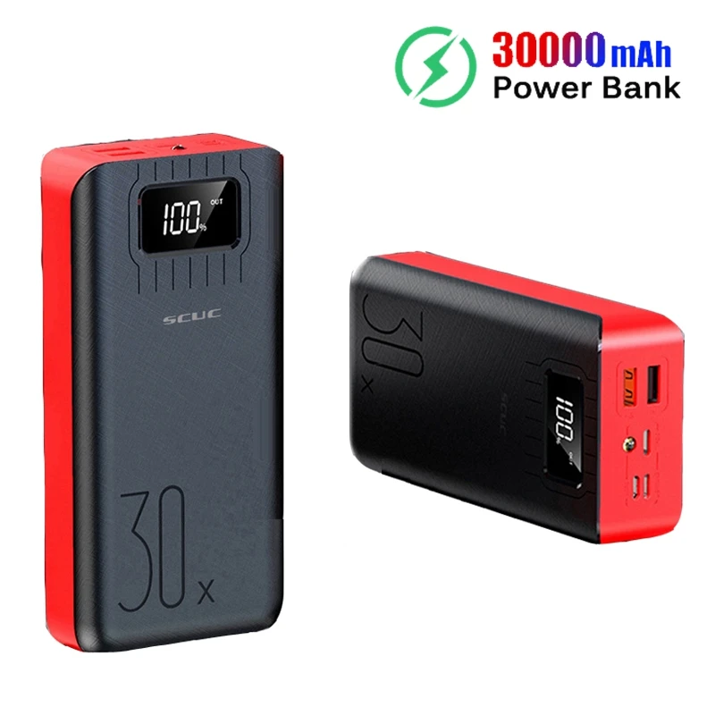 Внешний аккумулятор с ЖК дисплеем 30000 мАч Micro USB|Внешние аккумуляторы| |