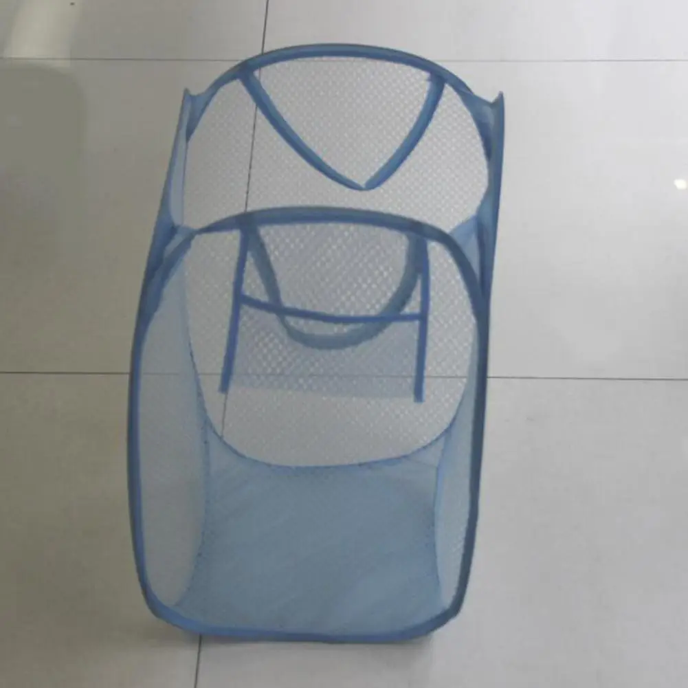 6 цветов сетчатая корзина для белья складная хранения Складная всплывающая