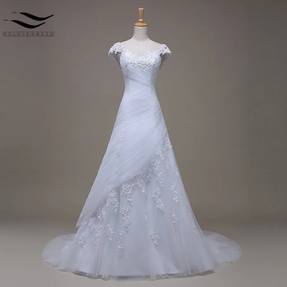 Реальный образец богемное свадебное платье кружевное с бисером жемчужинами