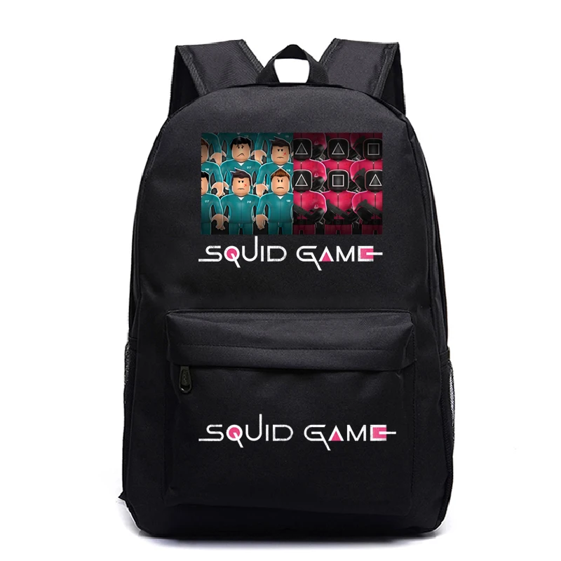 

Squid Game Children School Bags Primary Student School Backpack Boys Squid Game Kids Schoolbag Girl Bookbag Dropshipping
