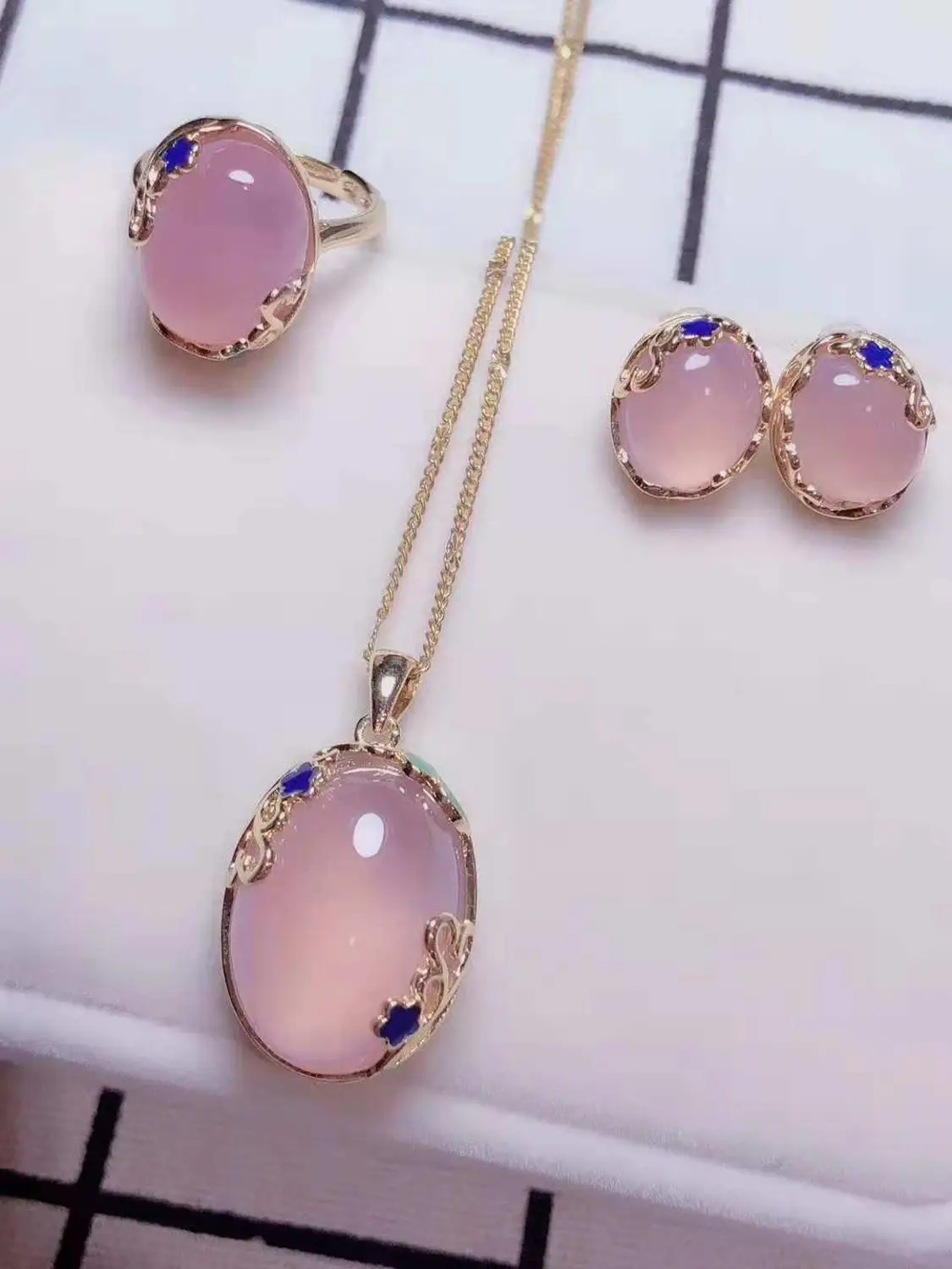 925 серебро женщина из натурального нефрита и агата отправка друзьям возьмите с