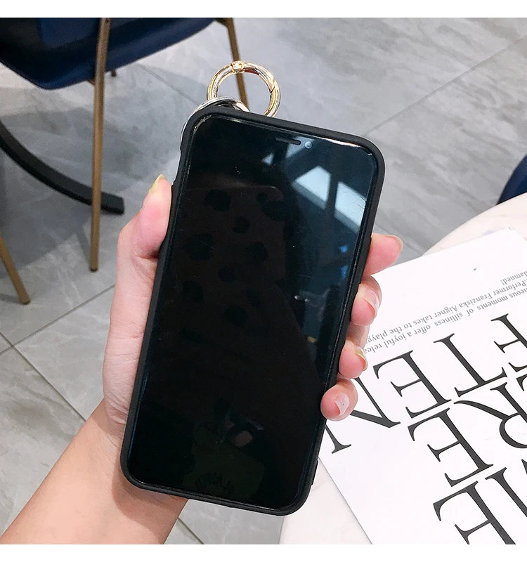 Чехол SAM S10 с мультяшным ремешком на запястье авокадо для телефона samsung Galaxy S10 plus S9 S9P S8 Note 8/9 милый чехол-держатель+ игрушка+ ремешок
