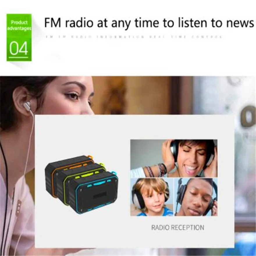 Велосипедное крепление радио Bluetooth динамик коробка для велосипеда Велоспорт