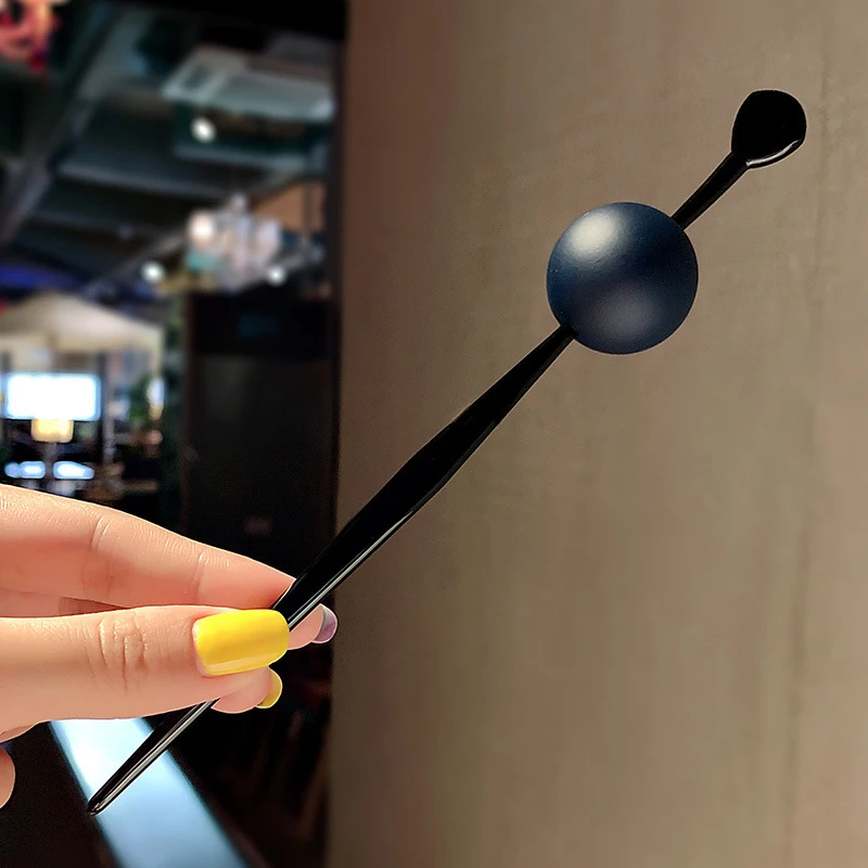 Женские палочки для волос карамельных цветов Милые простые с шариками круглые