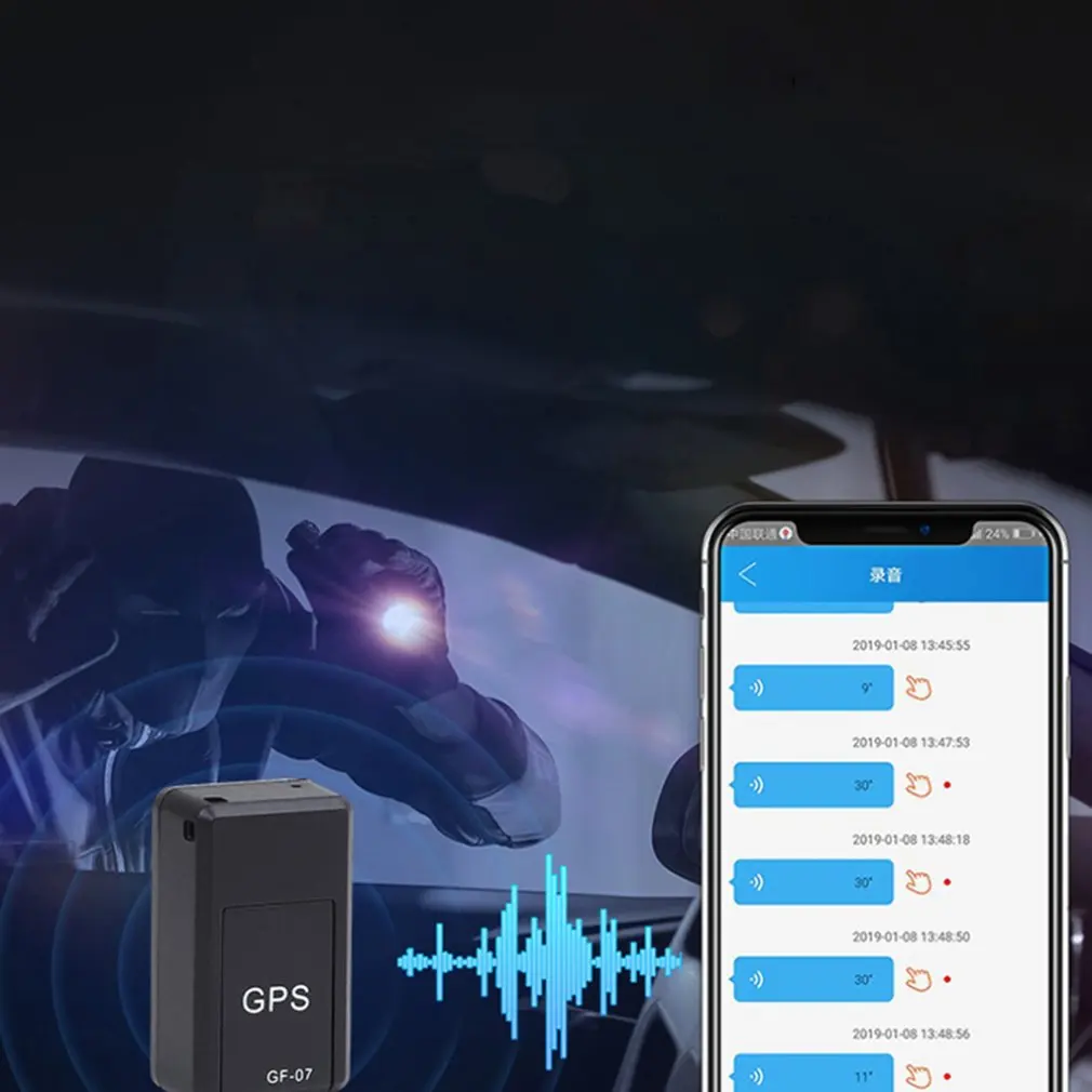 GF07 магнитный мини автомобильный трекер GPS в режиме реального времени локатор для