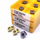 Твердосплавная вставка CCMT060204 VP15TF CCMT060204 UE6020 US735 CCMT060204 IC907IC908, внутренняя фреза, токарный инструмент с ЧПУ