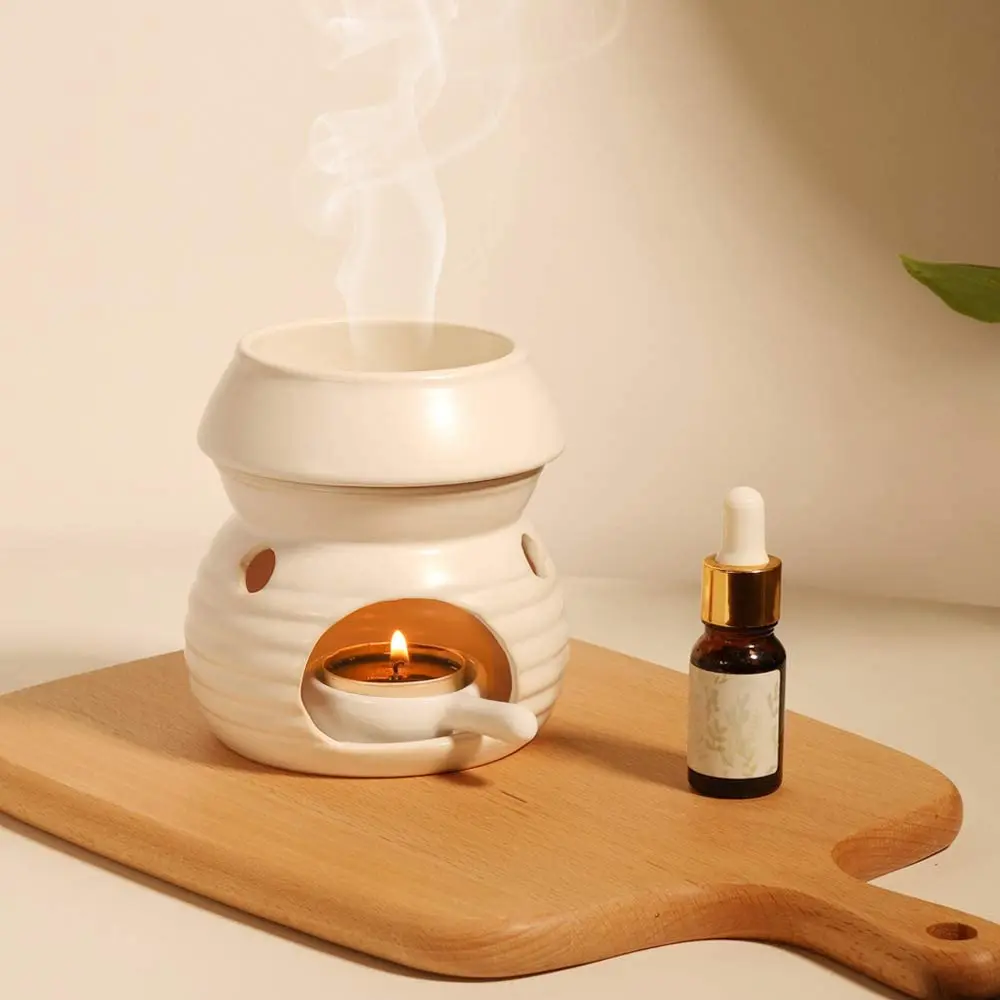 Новый керамический аромадиффузор восковой расплав с подсвечником для