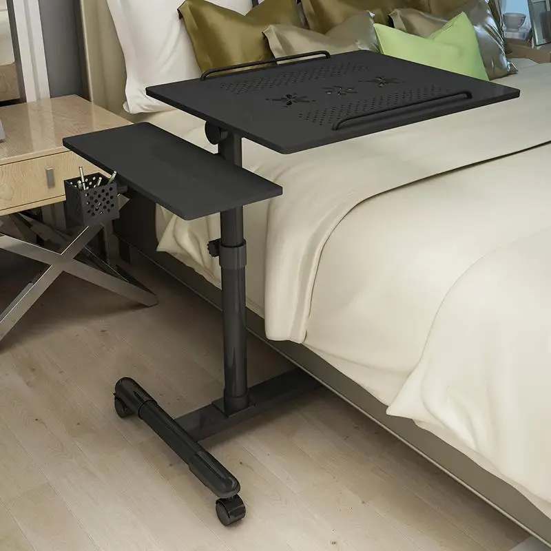 

Подъемный мобильный стол для ноутбука, компьютерный столик, прикроватный диван-кровать, учебный столик, складной регулируемый столик для н...