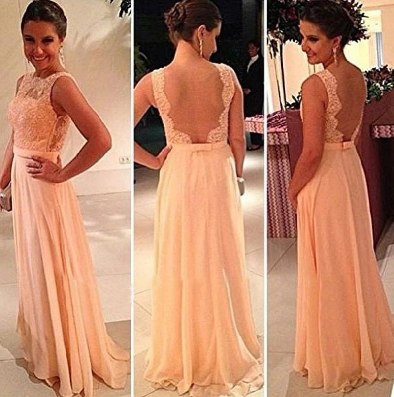 Высококачественное шифоновое кружевное длинное платье подружки невесты с