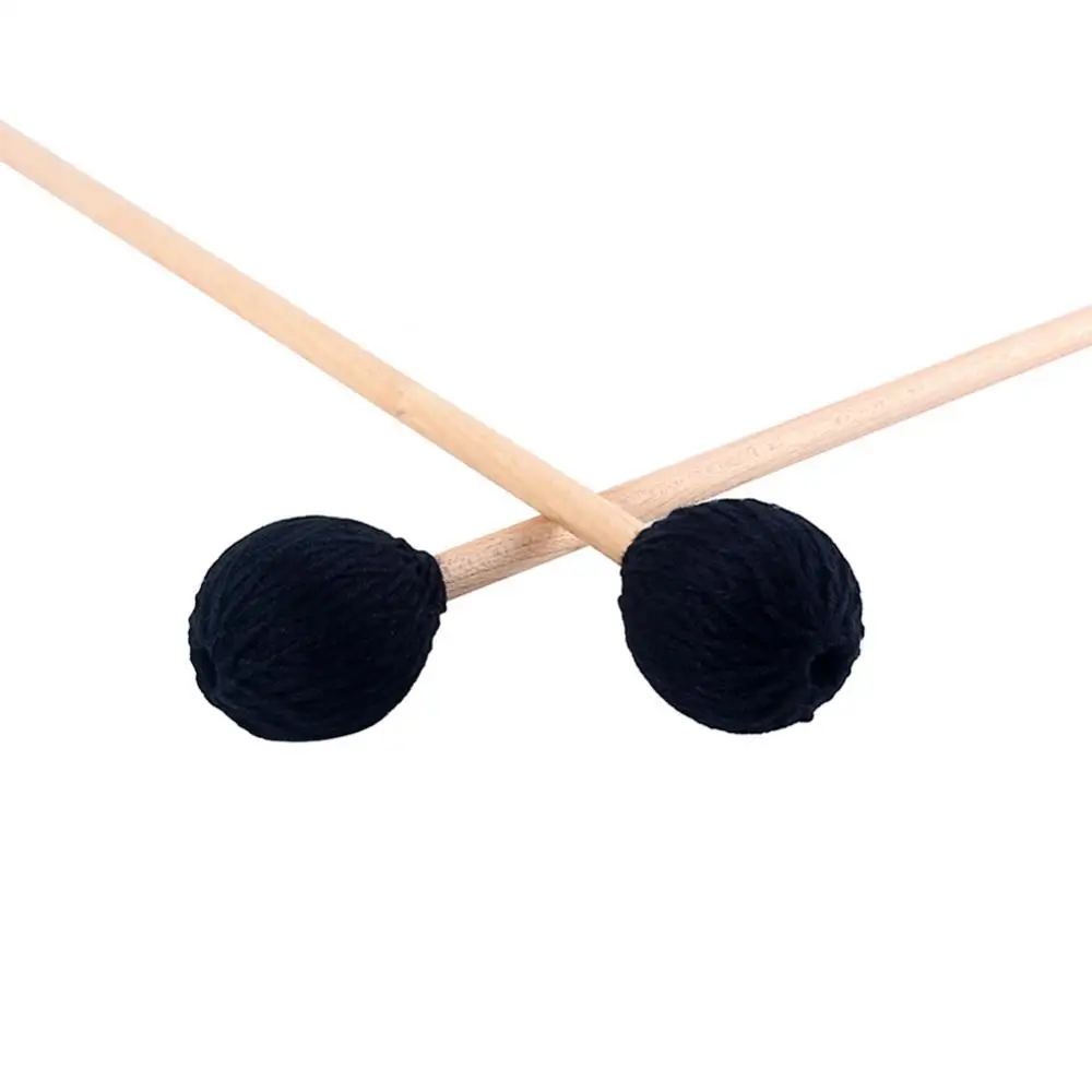 1 пара деревянных барабанных палочек с мягкой головкой аксессуары для