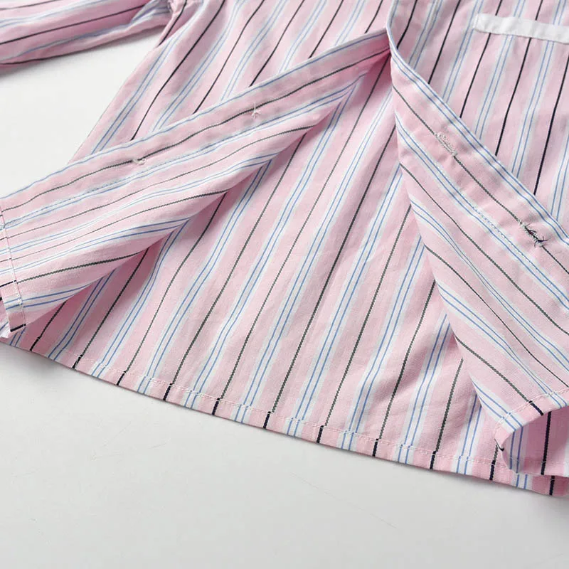 

Baby Boy Shirt Fashion Stripe Tops Children Cotton Long Sleeve Kids Gentleman Blouse Clothes
