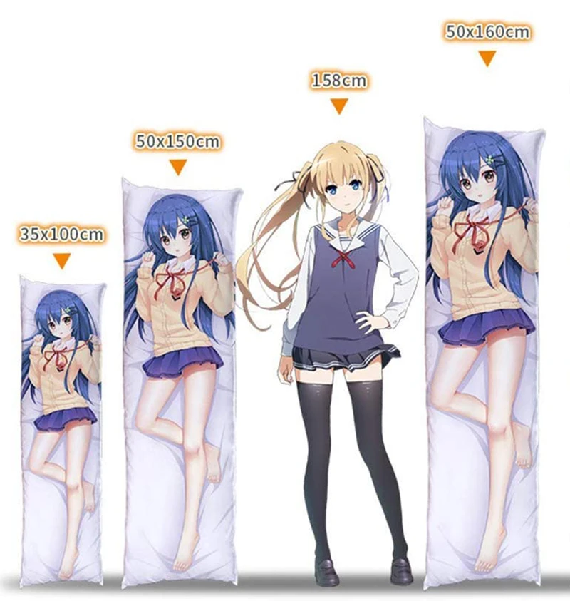 Наволочка для подушки с принтом в виде головы и надписью Game Sport Lane Shimakaze Dakimakura