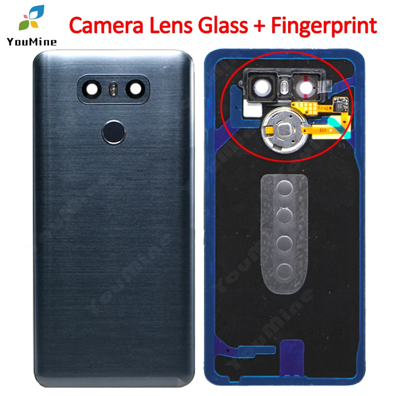 Задняя крышка для LG G6 LS993 US997 VS998 H870 H871 H872 H873 стеклянная аккумулятора Корпус задней