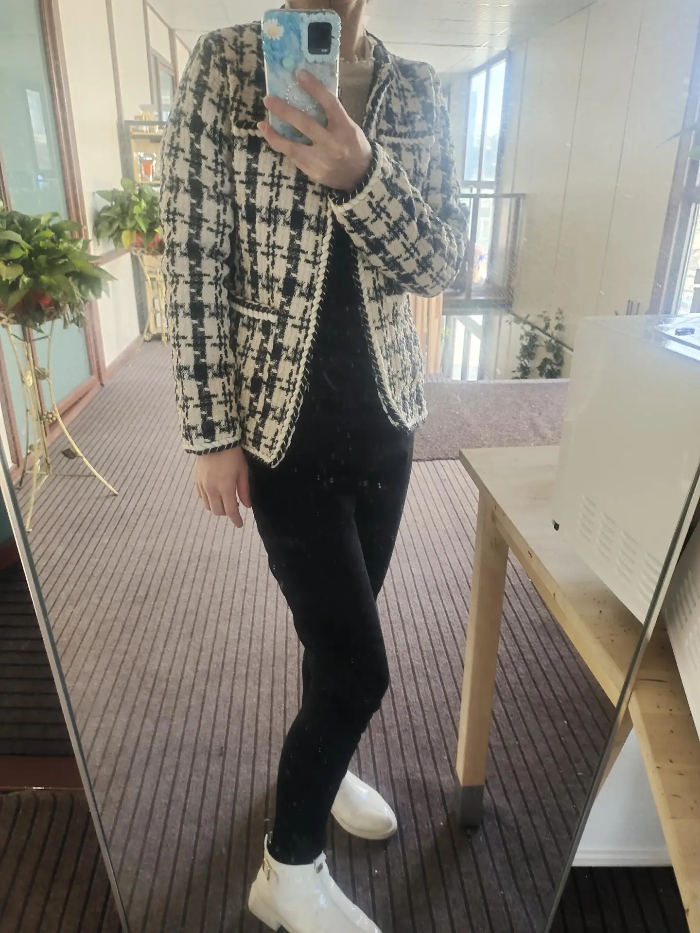 Женская короткая куртка в Корейском стиле на весну и осень универсальная