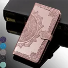 Для iPhone 11 Pro XS Max XR кожаный чехол для телефона тисненый цветок iPhone X XI Pro 5 5S SE 6 6S 7 8 Plus Чехол-Кошелек Флип-кейс